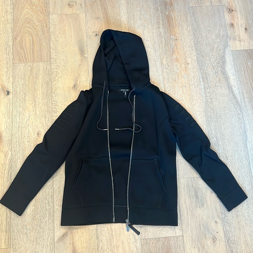 Helmut Lang - hooded lightweight full zip jacket